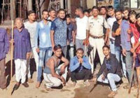 कंजरों से निपटने के लिए पुलिस के साथ गांव के 25 युवक कर रहे रात्रिगश्त