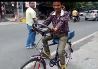 अजब-गजब : गैरिज पर काम करते-करते बना ली ये अजूबा साइकिल…