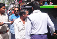 यातायात पुलिस मुहिम : आधा दर्जन से ज्यादा ई-रिक्शा वालों को भेजा थाने