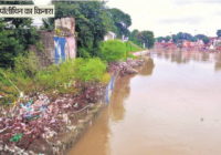 शिप्रा में पॉलीथिन का किनारा शिप्रा में पॉलीथिन का किनारा