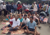 लक्ष्मी नगर चौराहे पर रहवासियों का चक्काजाम