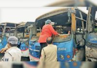 बस में आग लगी नहीं, पेट्रोल डालकर लगाई गई बैटरी में विस्फोट के बयान पर पुलिस को संदेह