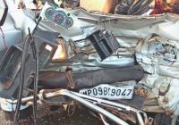 हादसा:बड़नगर रोड पर कार-वैन की भिड़ंत में एक की मौत, पांच लोग घायल