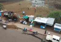 आगर मालवा में तेज हवा से बंद गुमटी पर गिरा बिजली का तार, आग लगने से अंदर रखा गैस सिलेंडर फटा