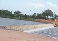 त्रिवेणी व गऊघाट स्टापडेम ओवर-फ्लो, गऊघाट पर 15 एमजीडी पानी फिल्टर करने की क्षमता