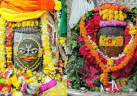 Mahakal Darshan Ujjain: श्रावण के छठे सोमवार पर बाबा महाकाल का शृंगार।