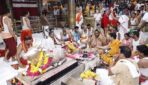 महाकालेश्वर मंदिर में शुरू हुआ 6 दिवसीय महारुद्राभिषेक अनुष्ठान, 22 ब्राह्मणों ने किया महारुद्राभिषेक