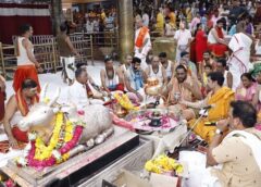 महाकालेश्वर मंदिर में शुरू हुआ 6 दिवसीय महारुद्राभिषेक अनुष्ठान, 22 ब्राह्मणों ने किया महारुद्राभिषेक