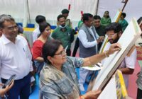 विधायक अनिल जैन व सभापति कलावती यादव के साथ प्लास्टिक प्रदूषण से मुक्ति की मुहिम शुरू, माधव कॉलेज में आयोजित हुई पोस्टर प्रतियोगिता; बच्चों ने लिया भाग
