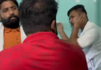 खाचरौद में होटल के कमरे में युवक-युवती मिले: हिंदू संगठनों ने की तोड़फोड़ व मारपीट, युवक को बेल्ट से पीटा; पुलिस जांच में जुटी!