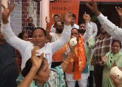 बंगाल के रुझानों का असर उज्जैन तक: भाजपा की बढ़त पर बंगाली कॉलोनी में उत्सव, ढोल-नगाड़ों के साथ मना जश्न