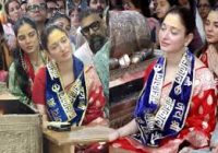 बाबा महाकाल की शरण में पहुंचीं अभिनेत्री तमन्ना भाटिया, भस्म आरती में हुईं शामिल