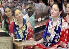 बाबा महाकाल की शरण में पहुंचीं अभिनेत्री तमन्ना भाटिया, भस्म आरती में हुईं शामिल
